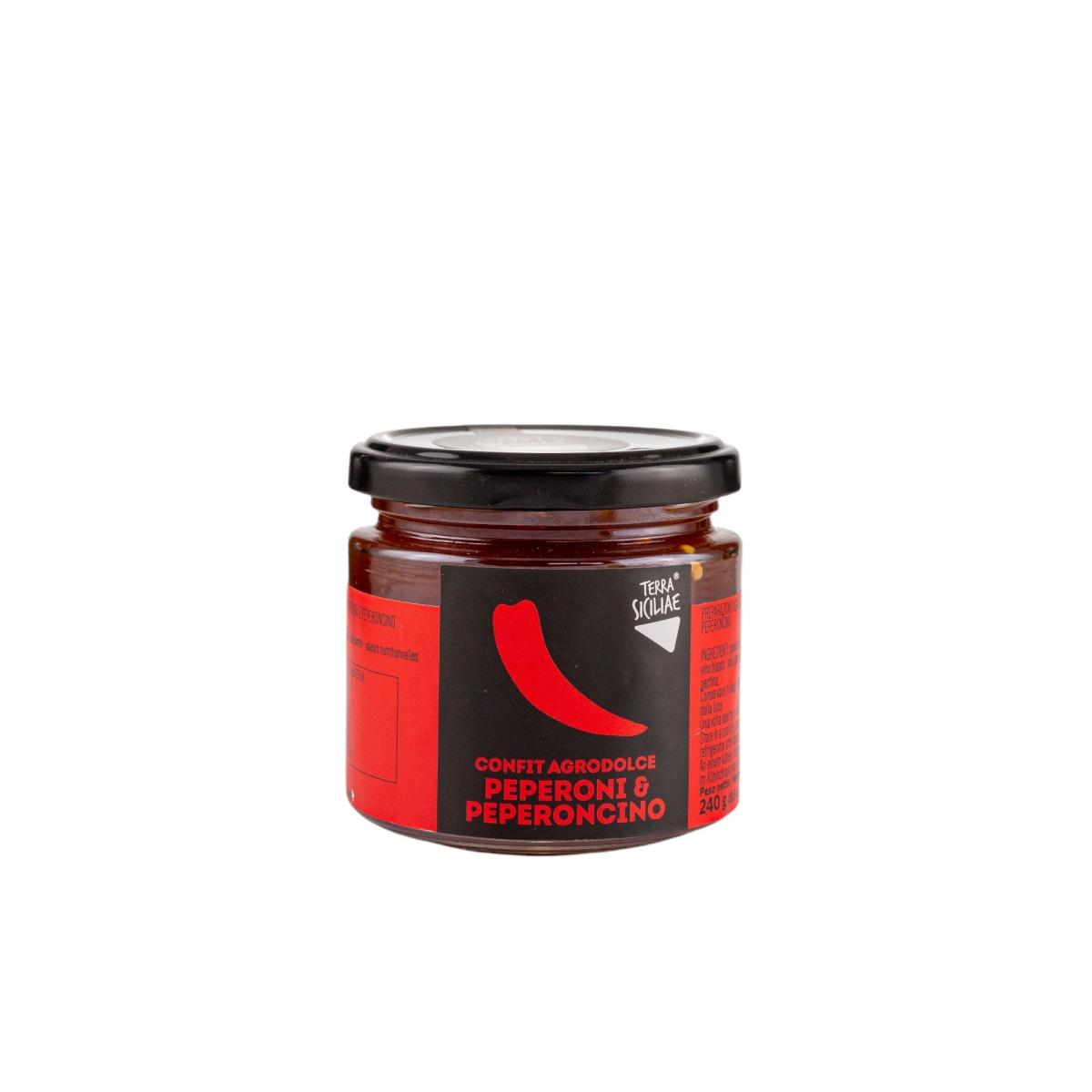 Agrodolce di Peperoni e Peperoncino, 240g