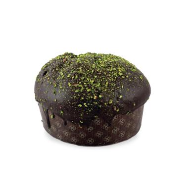 AL CAFFE' - Panettone al Caffè con glassa al cioccolato e crema vaso Creamcoffe, 750g + 190g