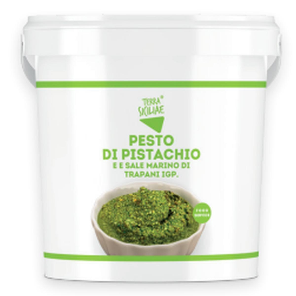 Pesto di Pistacchio al 65% con Pistacchio di Sicilia e Sale marino di Trapani IGP, 1 Kg