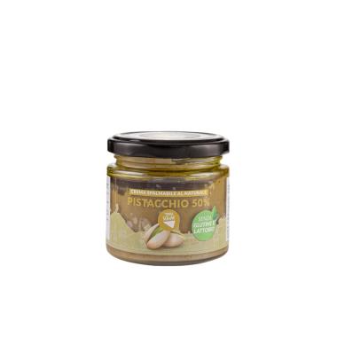 Crema Naturale al Pistacchio 50% senza glutine e senza lattosio, 190g