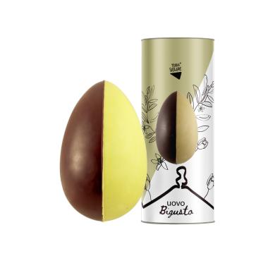 Bigusto - Uovo Bi-gusto con confezione in latta, 300g