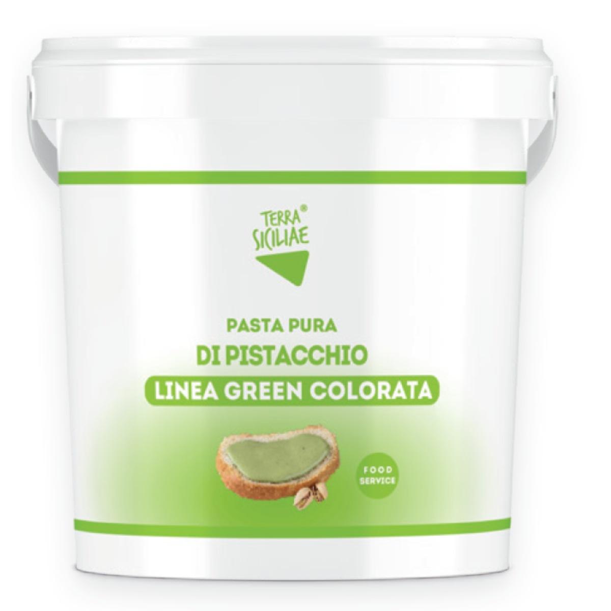 Pasta pura di Pistacchio Green colorata, 1 Kg